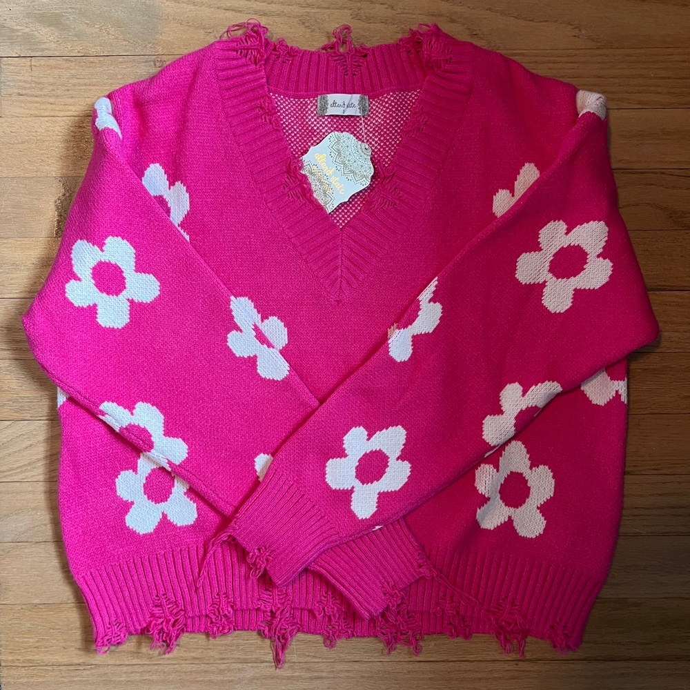 Altar’d State Flower Sweater